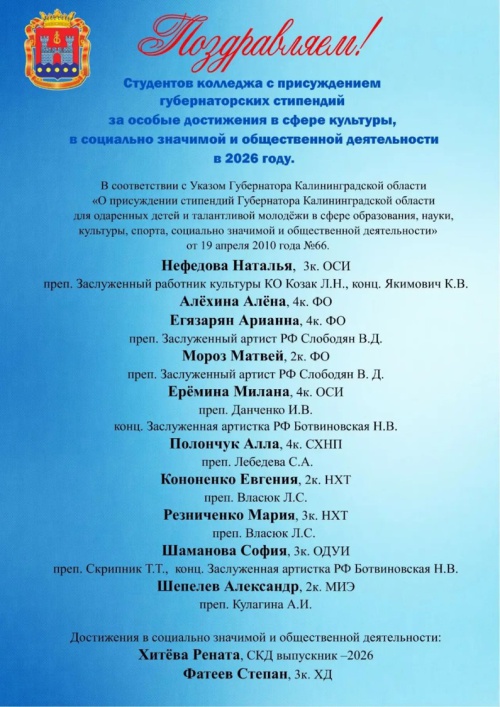 Поздравляем!