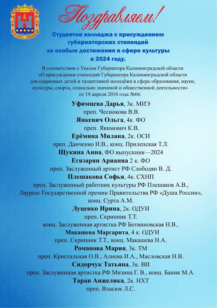 Поздравляем!